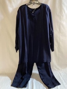 Navy Pant & Blouse by Kirke
