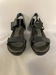 Black & Silver NOAT Sandals