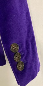 Talbots Purple Velvet Jacket