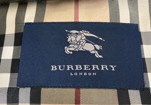 Classic Burberry Navy Coat