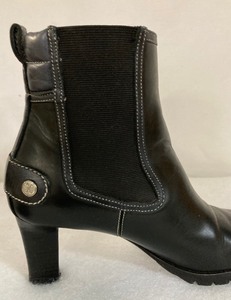 Cole Haan Short Black Leather Boots
