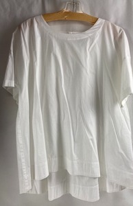 Eileen Fisher White Cotton Blouse