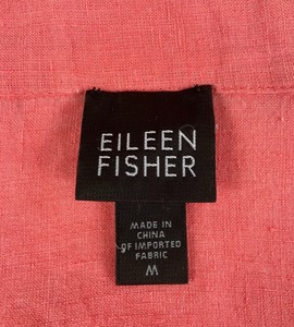Eileen Fisher Pink Linen Shirt