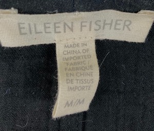 Eileen Fisher Black Swing Jacket