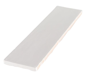 lot 25 image: 7 Cases Cotton Blossom White 2.5 in. x 9.75 in. Glossy Textured Ceramic Wall Tile (5.38 sq. ft.Case) 37 sq ft Total