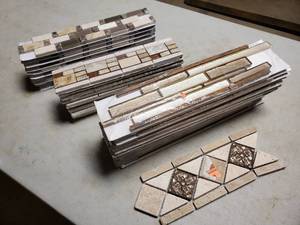 lot 61 image: 35 Assorted Accent Tiles