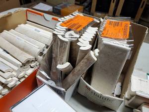 lot 64 image: Quarter Round, Bullnose, and Specialty Tile