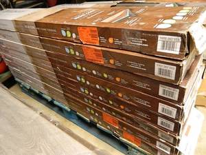 lot 72 image: 8 Cases - 149 sq ft Total - LifeProof Shadow Hickory 7.1 in. W x 47.6 in. L Luxury Vinyl Plank Flooring (18.73 sq. ft.  case)