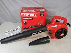 lot 2 image: Craftsman Gas Powered Lawn Blower