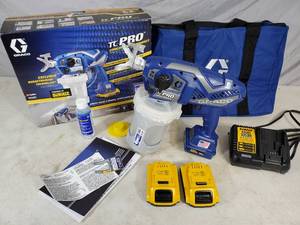 lot 4 image: Graco TC Pro Cordless Airless 20 Volt Paint Sprayer