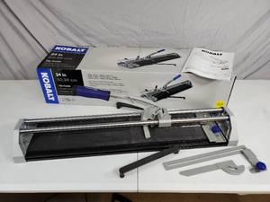 lot 81 image: Kobalt 24 inch Tile Cutter