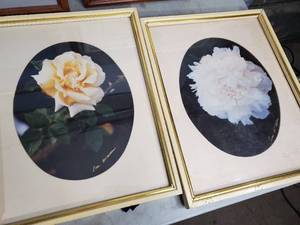 lot 193 image: 10 Framed Hanging Decor  Prints