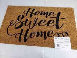 lot 145 image: New Outdoor Coir Welcome Mat  Rug