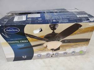 lot 155 image: New Harbor Breeze 52 inch Ceiling Fan
