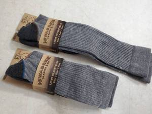lot 178 image: 2 New Pairs Hiwassee Merino Wool Crew and Boot Socks