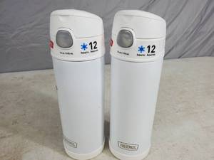 lot 181 image: 2 New 16 oz Thermos Brand Cold Drink Bottles