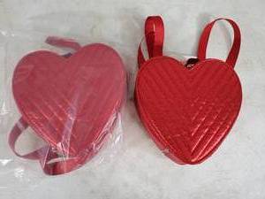 lot 219 image: 2 New Cat and Jack Heart Bags  Backpacks