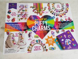 lot 233 image: New 423 Pc Puffy Charms Craft Kit