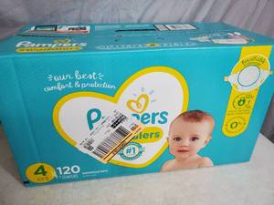 lot 235 image: New Enormous Pack of Pampers Swaddlers