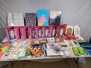 lot 262 image: Large Lot of New Office  School  Craft Items