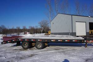 2000 Tow Master 24 Heavy Duty Tandem Axle Dually Deck Over Equipment Trailer