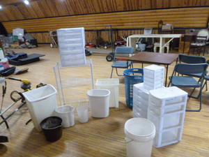 lot 107 image: Storage Containers