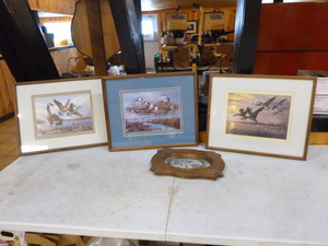 lot 129 image: 4 Wildlife Prints