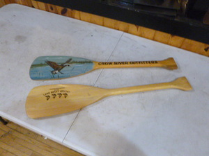 lot 132 image: 2 Decorative Oars