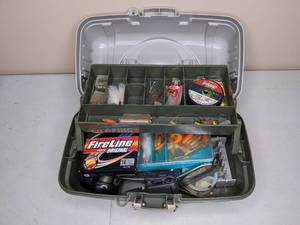 lot 82 image: Tackle Box Filled with Gear