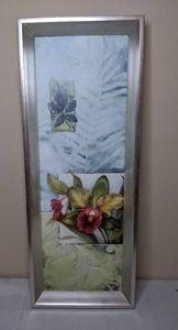 lot 276 image: Elegant Framed Lisa Audit Floral Wall Art