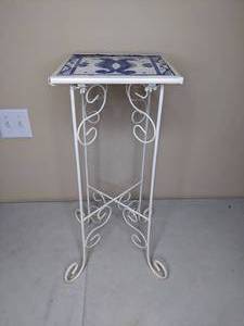 lot 290 image: Seahorse Mosaic Garden Table