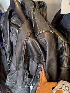 lot 195 image: Leather Coats From Wilsons and Chia