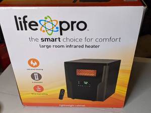 lot 203 image: LifePro Infrared Space Heater with Remote Control - NIB