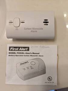 lot 310 image: First Alert Carbon Monoxide Alarm