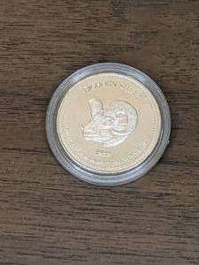 lot 122 image: 1989 Bighorn Sheep BanffLake Louise Alberta RCMP GRC One Dollar Trade Token