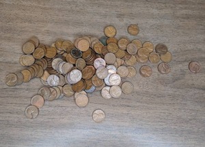 lot 150 image: Lot of 1940s & 1950s Wheat Pennies