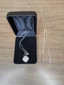 lot 94 image: Pair of Sterling Necklaces