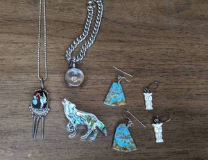 lot 93 image: Lot of Southwestern Jewelry
