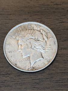 lot 89 image: 1923-P Peace Silver Dollar