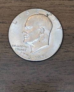 lot 88 image: 1976-S Bicentennial Eisenhower Dollar
