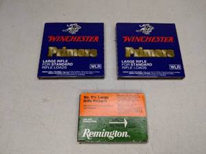 lot 54 image: Three Boxes of Rifle Primers