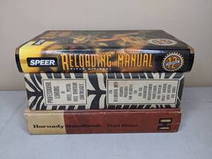 lot 58 image: Three Firearm Cartridge Reloading Manuals