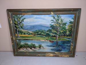 lot 72 image: Framed Original Painting by Robert Anderson