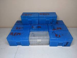 lot 21 image: Lot of 11 Rifle Ammo Cases