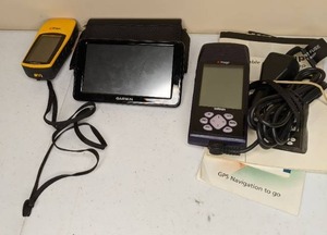 lot 158 image: Three Garmin GPS Devices
