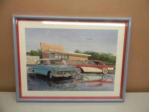 lot 7 image: JACK SCHMITT - JET SET - HAND SIGNED AND NUMBERED LIMITED EDITION - WITH COA - #134 OF 750 - PROFESSIONALLY FRAMED - GREAT PIECE - APPROX 28 BY 21 - SEE PICTURES