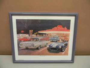 lot 27 image: JACK SCHMITT - ALL MY ROWDY FRIENDS - HAND SIGNED - PROFESSIONALLY FRAMED - GREAT PIECE - APPROX 15 BY 12 - SEE PICTURES