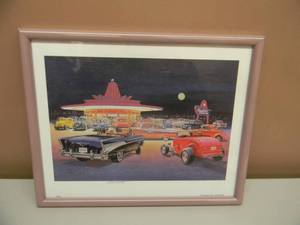lot 28 image: JACK SCHMITT - STARS - HAND SIGNED - PROFESSIONALLY FRAMED - GREAT PIECE - APPROX 15 BY 12 - SEE PICTURES