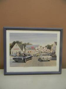 lot 38 image: JACK SCHMITT - HOTTEST BRAND GOING - HAND SIGNED - PROFESSIONALLY FRAMED - GREAT PIECE - APPROX 15 BY 12 - SEE PICTURES