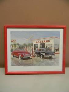 lot 39 image: JACK SCHMITT - FLYING OCTANES - HAND SIGNED - PROFESSIONALLY FRAMED - GREAT PIECE - APPROX 15 BY 12 - SEE PICTURES